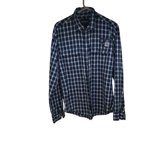 Calvin Klien Plad mens shirt - Picture 1 of 5